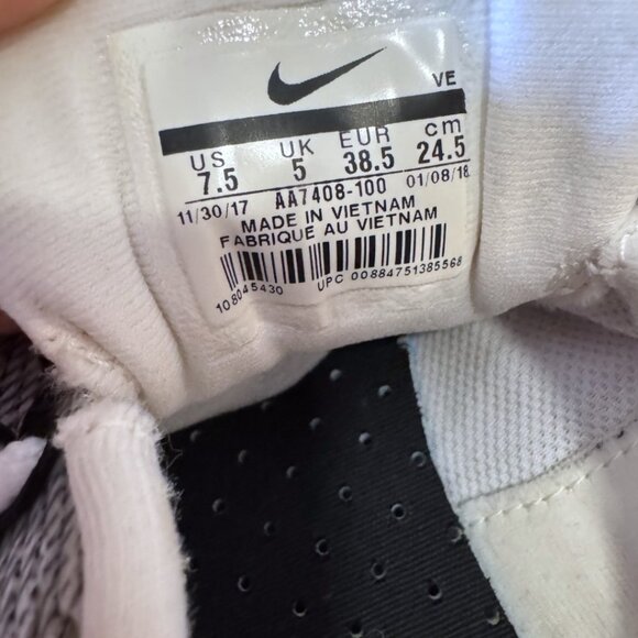 NIKE Free Run Fly Knit Gray Black Running Athletic Sneakser 2018 Womens Size 7.5 - Picture 6 of 9